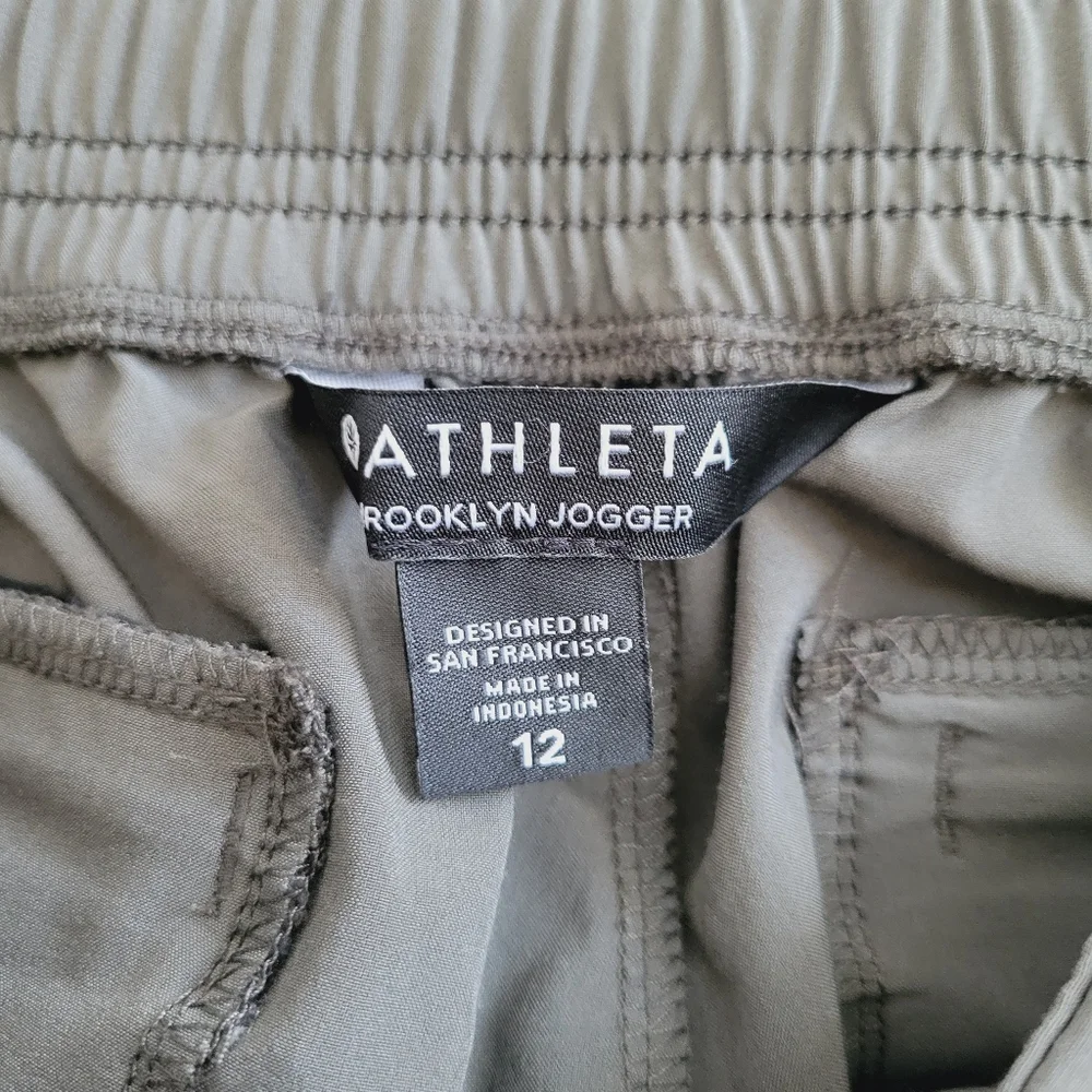 Athleta Brooklyn Ankle Pants Jogger Travel Casual‎ Pants Size 12